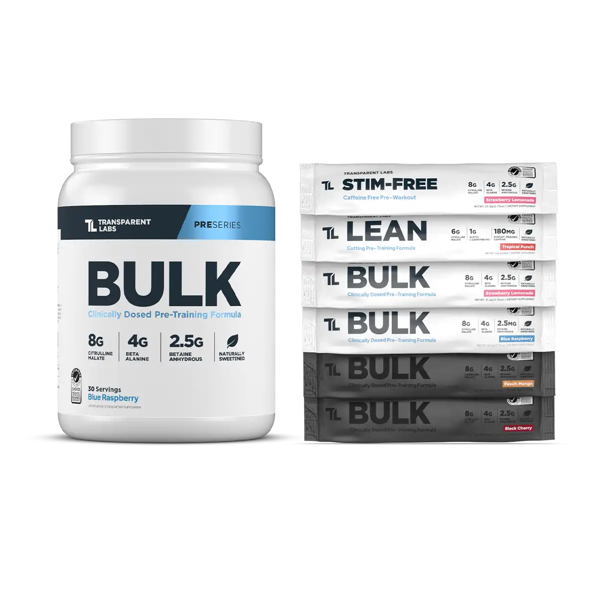 Bulk Pre-Workout + Free Variety Pack
