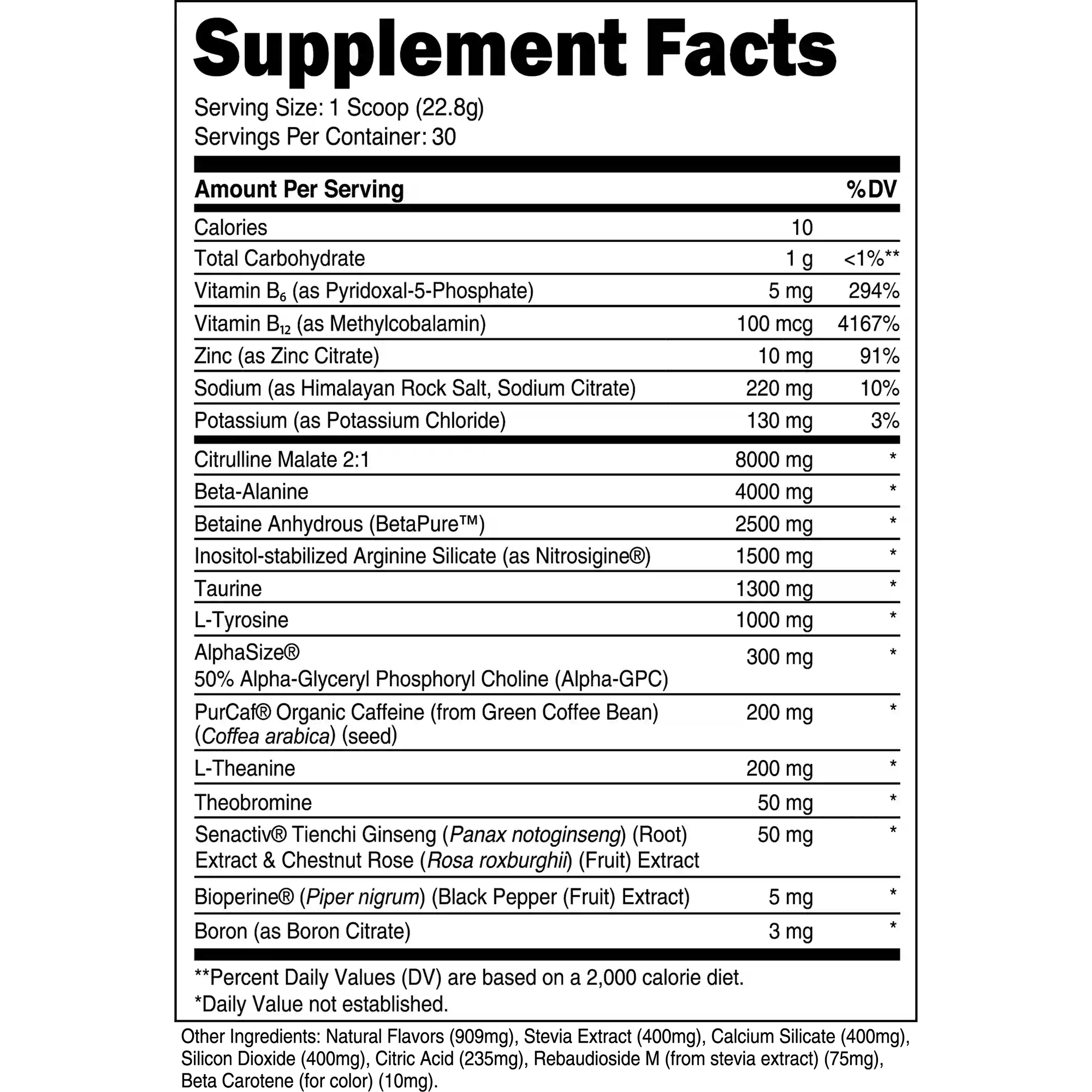 Beast Bulk Pre-Workout