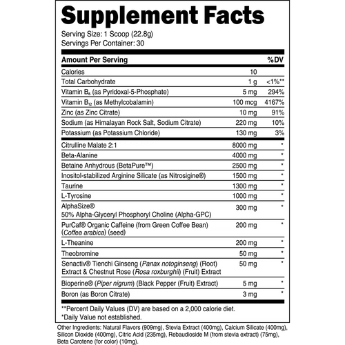 Beast Bulk Pre-Workout